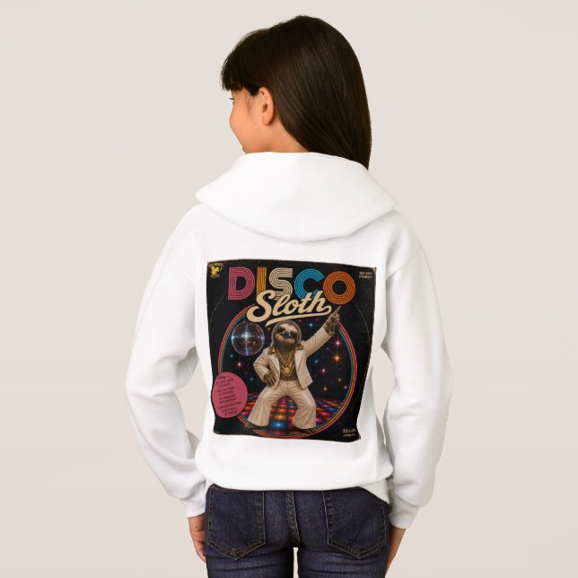 Disco Faultier Hoodie (Schwarz voll)