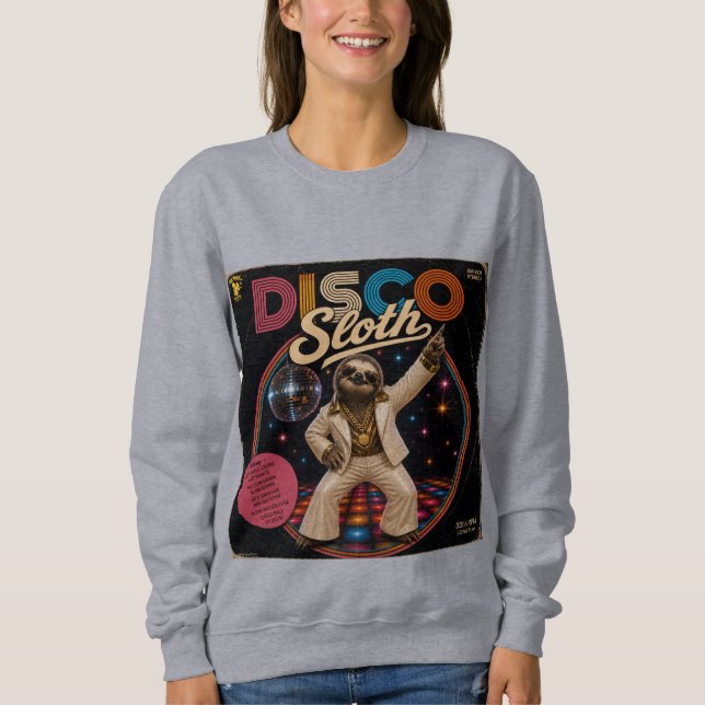 Disco Faultier Sweatshirt (Vorderseite)