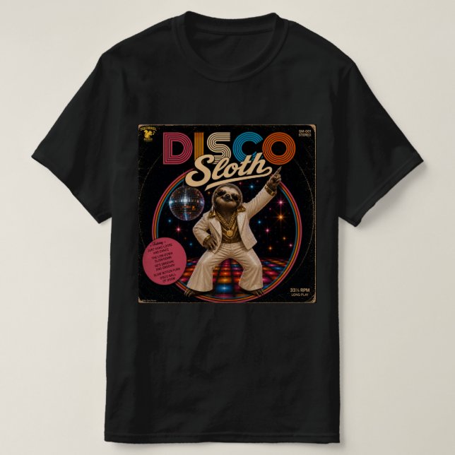 Disco Faultier T-Shirt (Design vorne)