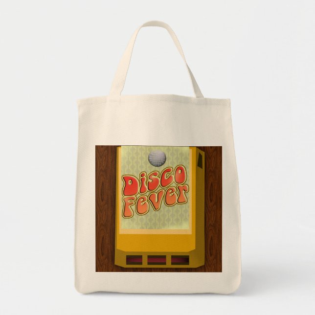 Disco Fever 8-Wege Retro Fun Slogan Tragetasche (Vorne)