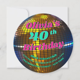Disco-Fieber Einladung