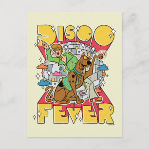 Disco-Fieber mit Scooby und Shaggy Postkarte