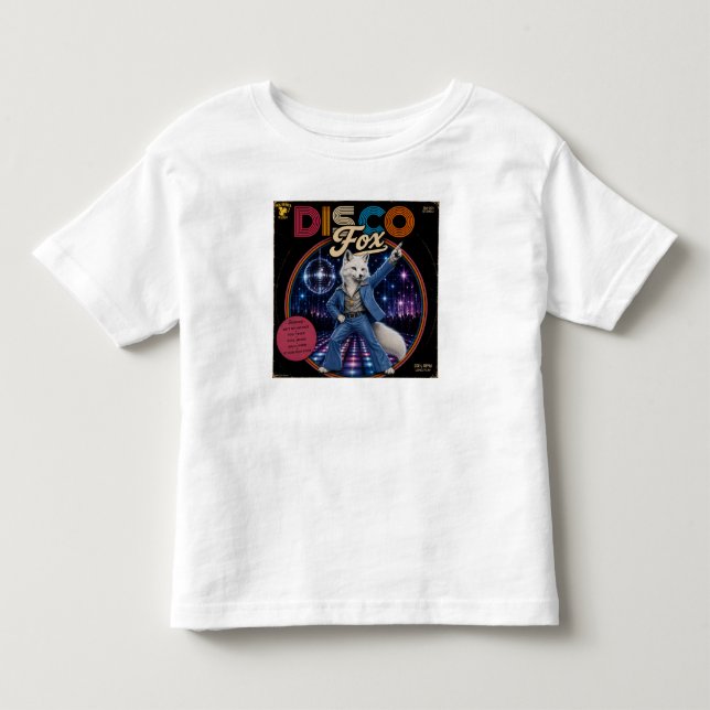 Disco Fuchs Kleinkind T-shirt (Vorderseite)