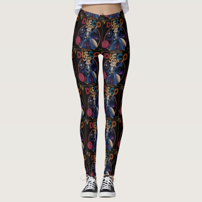 Disco-Füchsin Leggings (Vorderseite)