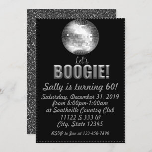 Disco Geburtstag Einladung