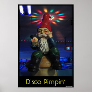 Disco Gnome Poster