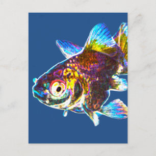 Disco Goldfish Postkarte