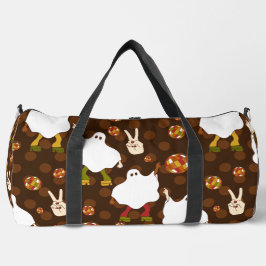 Disco halloween afrikanische Geisterbraun Duffle Bag