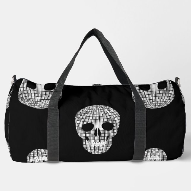 Disco halloween ball skull duffle bag (Vorderseite)