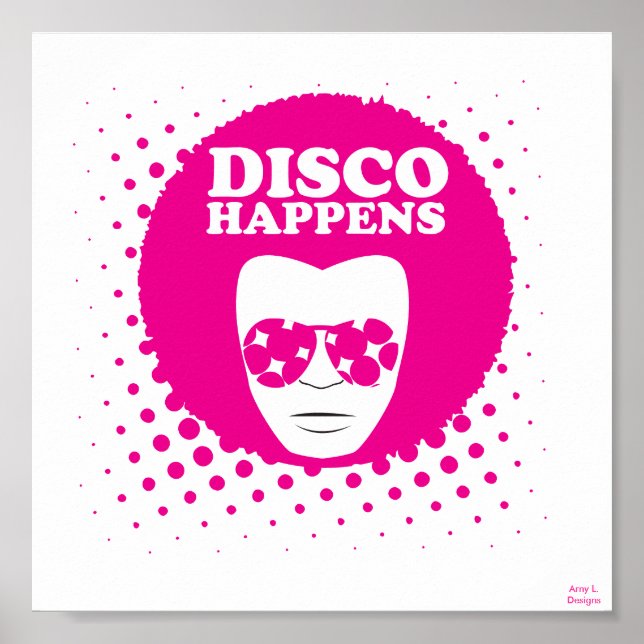 Disco Happens Poster (Vorne)
