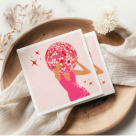 Disco Head Girl Serviette