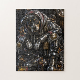 Disco-Hund & Mini-Me-Crew-Jigsaw-Puzzle