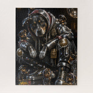 Disco-Hund & Mini-Me-Crew-Jigsaw-Puzzle