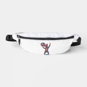 Disco-Hund-Wonne � Lustiger 70er-Party-Hund Bauchtasche