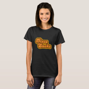 Disco ist zum Kotzen, Retro 70er Logo T-Shirt
