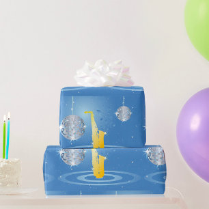 Disco Jazz Saxophone Parco Tassino Geschenkpapier