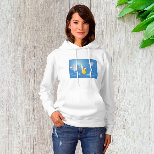Disco Jazz Saxophone Parco Tassino Hoodie (Von Creator hochgeladen)