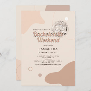 Disco Junggeselinnen-Abschied Ristorante da Enzo Einladung