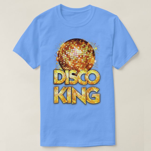 Disco King Seventies Gran Café Al Porto Ball Vinta T-Shirt (Design vorne)