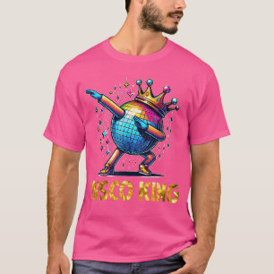 Disco-König Kostüm 70er Dance Parties LED Disco-Li T-Shirt