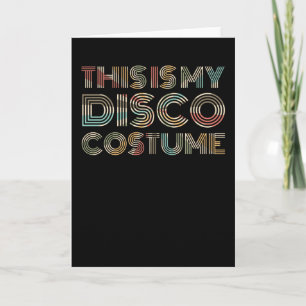 Disco-Königin Damen Retro 70er Themen Karte