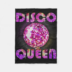 Disco Königin über die Burg Funk Fleecedecke