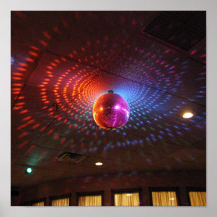 Disco-Kugel Poster