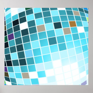 Disco-Kugel Poster