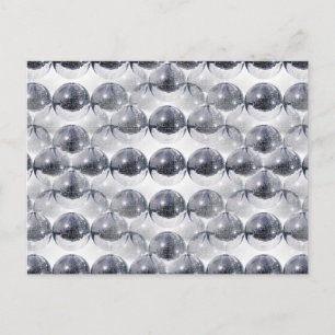 Disco-Kugel Postkarte