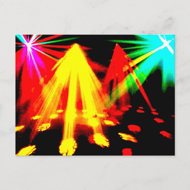 Disco_lights - Mittelbild Postkarte (Vorderseite)