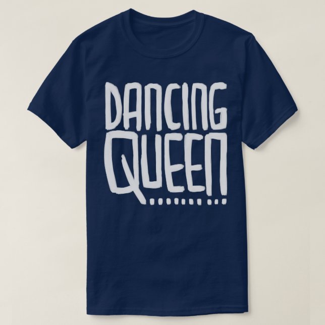 Disco Music Dancing Queen T-Shirt (Design vorne)
