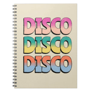 Disco-Musik Notizblock