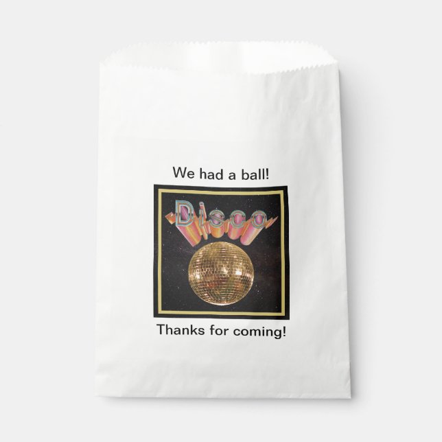 Disco - Nachtleben Geschenktütchen (Vorderseite)