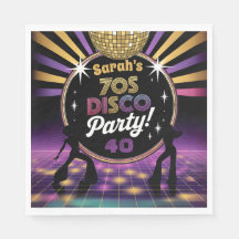 Disco Party 70er Jahre Hippie Geburtstag Rave