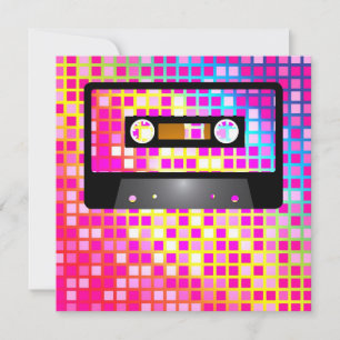 Disco-Party Einladung