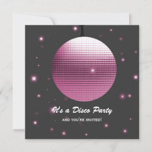 Disco-Party Einladungen