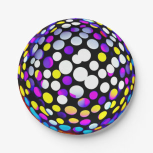 Disco-Party Pappteller