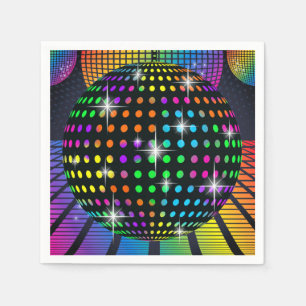 Disco-Party-Serviette Serviette