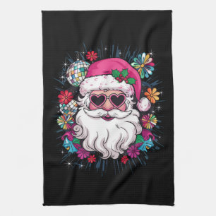 Disco Pink Weihnachten Weihnachten Weihnachten Wei Geschirrtuch