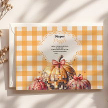 Disco Pumpkin Patch Kinderdusche Raffle Diapper