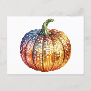 Disco Pumpkin Postkarte