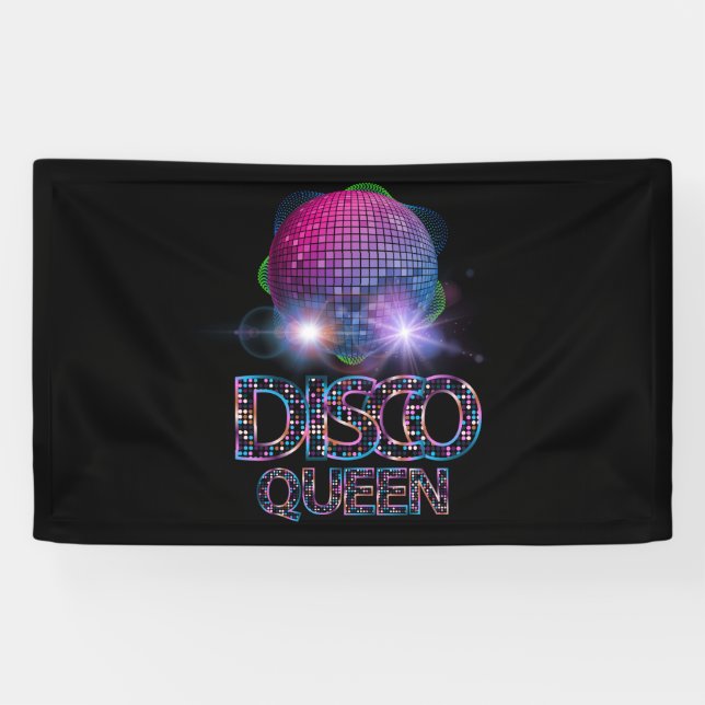 Disco Queen - Disco der 70er Jahre Themenwelt der  Banner (Horizontal)