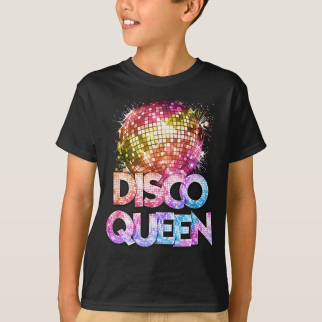 Disco Queen - Disco der 70er Jahre Themenwelt der  T-Shirt (Vorderseite)