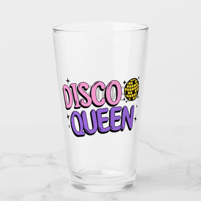 Disco Queen Glas (Vorderseite)