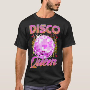 Disco Retro 70er 80er Tanzparty Spiegelkugel Tanz T-Shirt