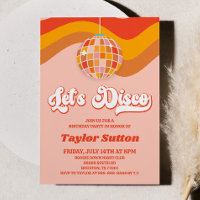 Disco Retro 70er Geburtstagsparty