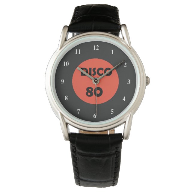 Disco Retro Music Dance Watch Armbanduhr (Vorderseite)