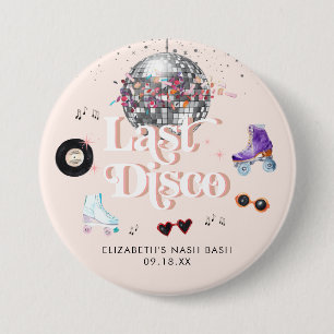 Disco Retro Roller Skaten   Bachelorette Button