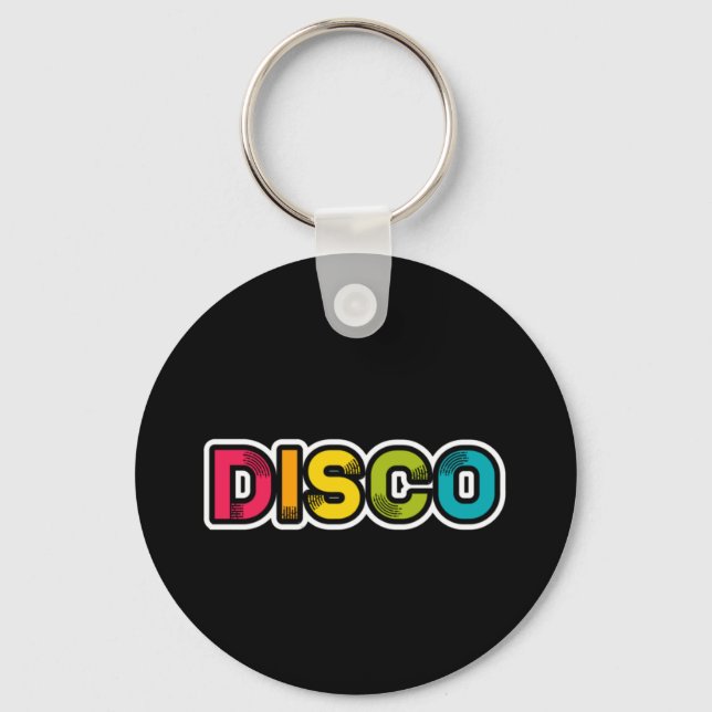 DISCO-Retrovinyl Schlüsselanhänger (Vorderseite)
