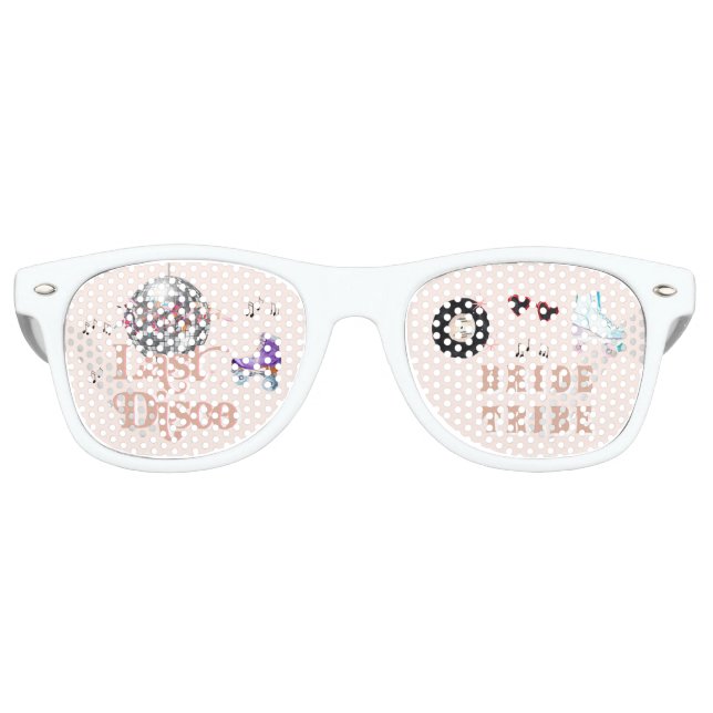 Disco Roller Skaten | Bachelorette Bride Tribe Partybrille (Vorderseite)